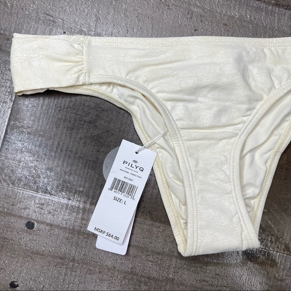 NWT Pilyq Keshi Pearl-Fanned Tenny size Large - Picture 4 of 12